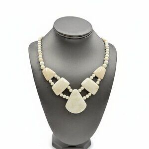 Jay King Tibetan Tapioca Stone Sterling Silver Necklace